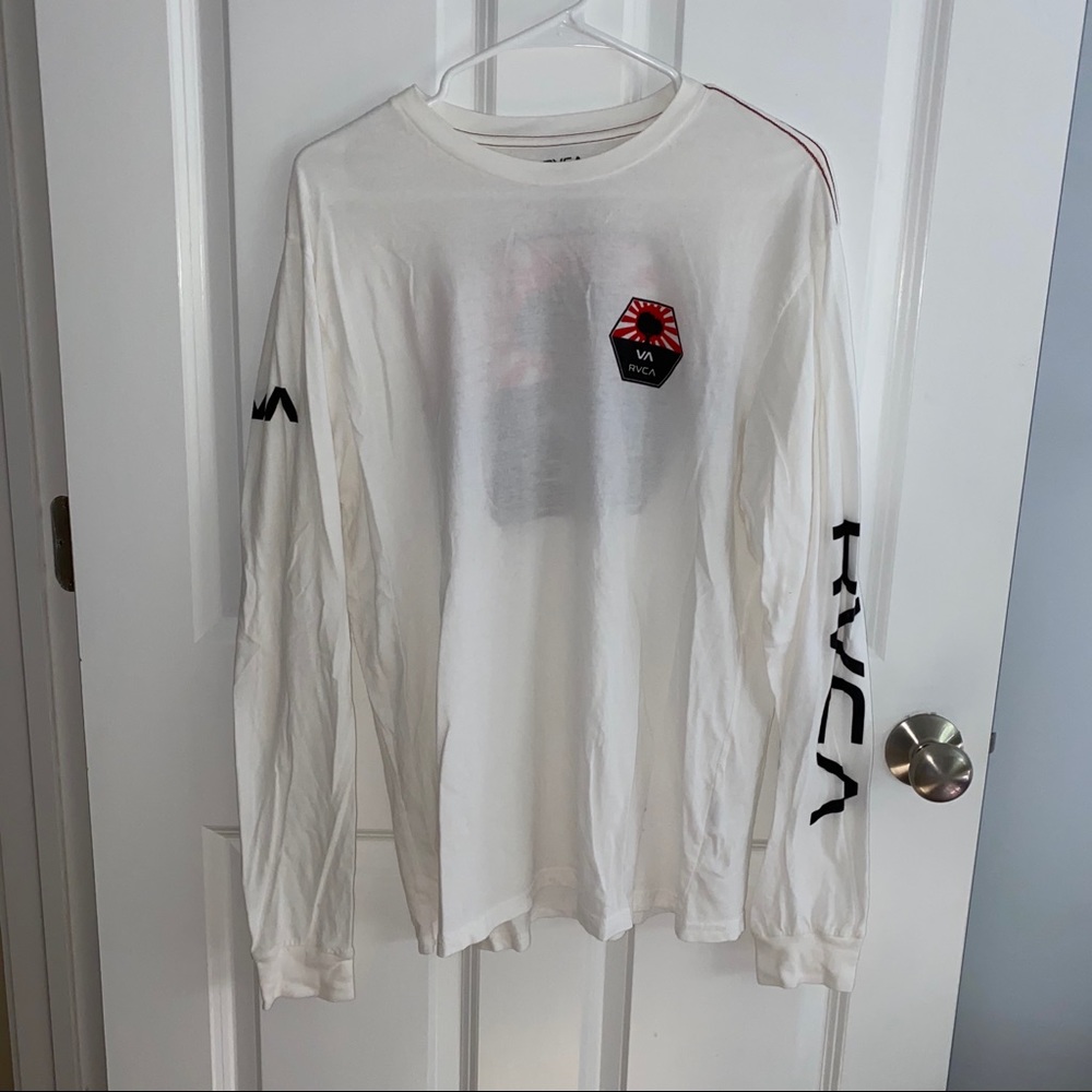RVCA White Long Sleeve Shirt